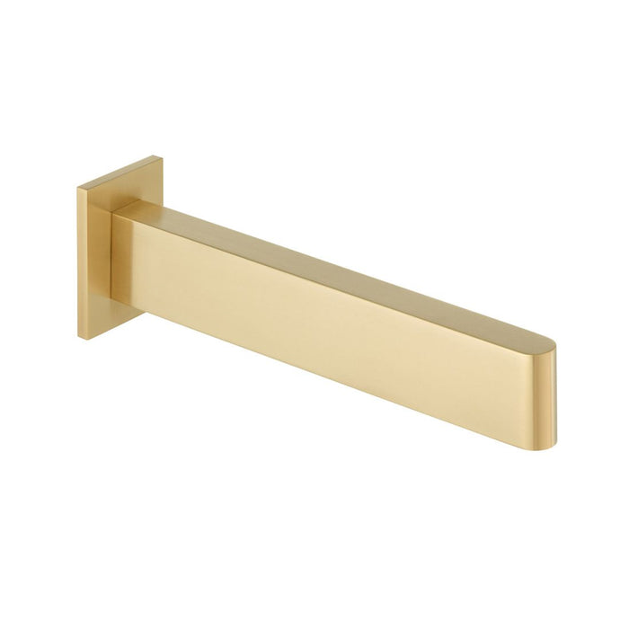Vado Edit Wall Mounted Bath Spout - Brushed Gold - Bath
