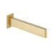 Vado Edit Wall Mounted Bath Spout - Brushed Gold - Bath