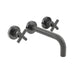 Vado Elements Wall Mounted Basin Mixer Tap - Brushed Black