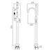 Vado Individual Origins Floorstanding Bath Shower Mixer Tap