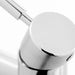 Vado Knurled Accents Deck Mounted Slimline Tall Basin Mixer
