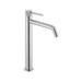 Vado Knurled Accents Deck Mounted Slimline Tall Basin Mixer