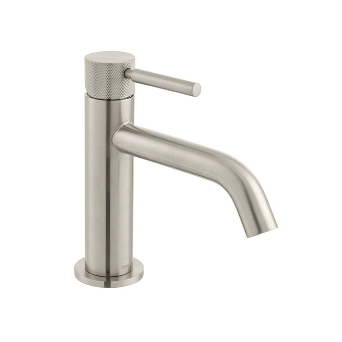 Vado Knurled Accents Slimline Deck Mounted Mono Basin Mixer