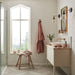 Vado Knurled Accents Slimline Wall Mounted Basin Mixer Tap