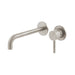 Vado Knurled Accents Slimline Wall Mounted Basin Mixer Tap