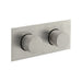 Vado Knurled X Fusion Horizontal 2 Outlet Concealed