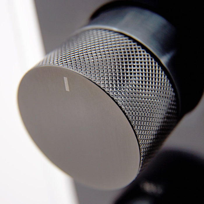 Vado Knurled X Fusion Vertical 2 Outlet Concealed