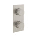 Vado Knurled X Fusion Vertical 2 Outlet Concealed