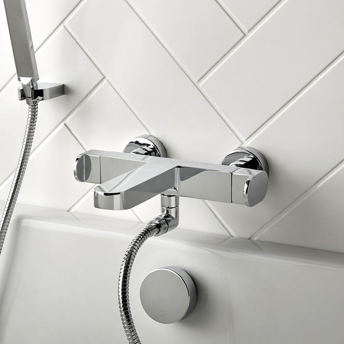 Vado Life Wall Mounted Thermostatic Bath Shower Mixer Tap