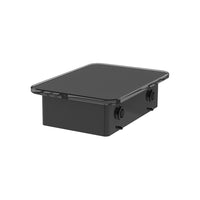 Vado Muse Glass Shelf Insert - Matt Black / 150mm - Shelves