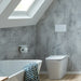 Vado Muse Paper Holder With White Glass - Toilet Roll