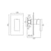 Vado Notion 1 Outlet Single Lever Concealed Manual Shower