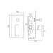 Vado Notion 2 Outlet Manual Shower Valve With Diverter