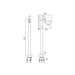Vado Notion Floorstanding Bath Shower Mixer Tap With Shower