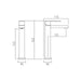 Vado Notion Mono Tall Basin Mixer Tap - Polished Chrome
