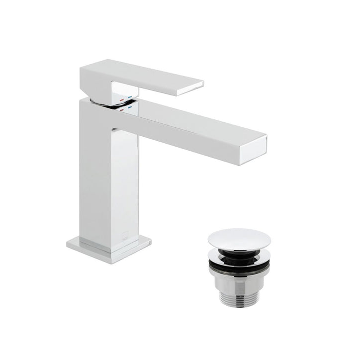 Vado Notion Slimline Mono Basin Mixer Tap With Universal