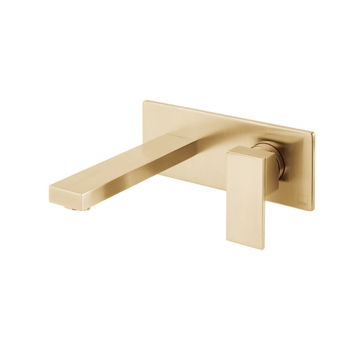 Vado Notion Wall Mounted Basin Mixer Tap - Brushed Gold