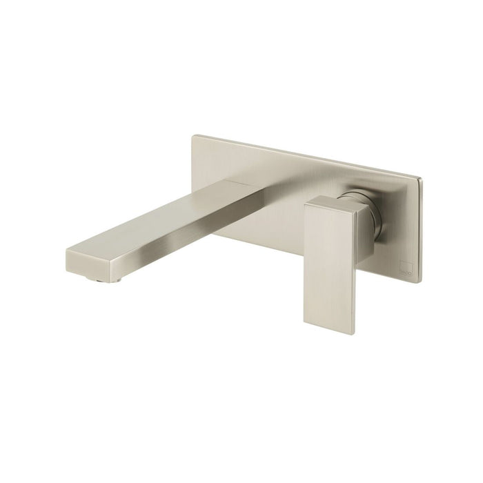 Vado Notion Wall Mounted Basin Mixer Tap - Brushed Nickel