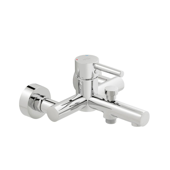 Vado Nuri Wall Mounted Bath Shower Mixer Tap - Chrome