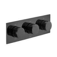 Vado Omika Noir Horizontal 3 Outlet Thermostatic Concealed