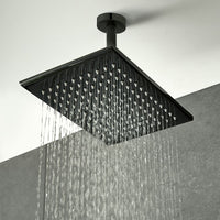 Vado Omika Noir Shower Head - 200mm X 300mm - Polished