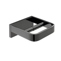 Vado Omika Noir Toilet Roll Holder - Polished Black