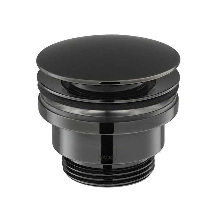 Vado Omika Noir Universal Basin Waste - Polished Black