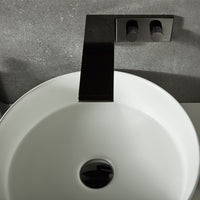 Vado Omika Noir Universal Basin Waste - Polished Black