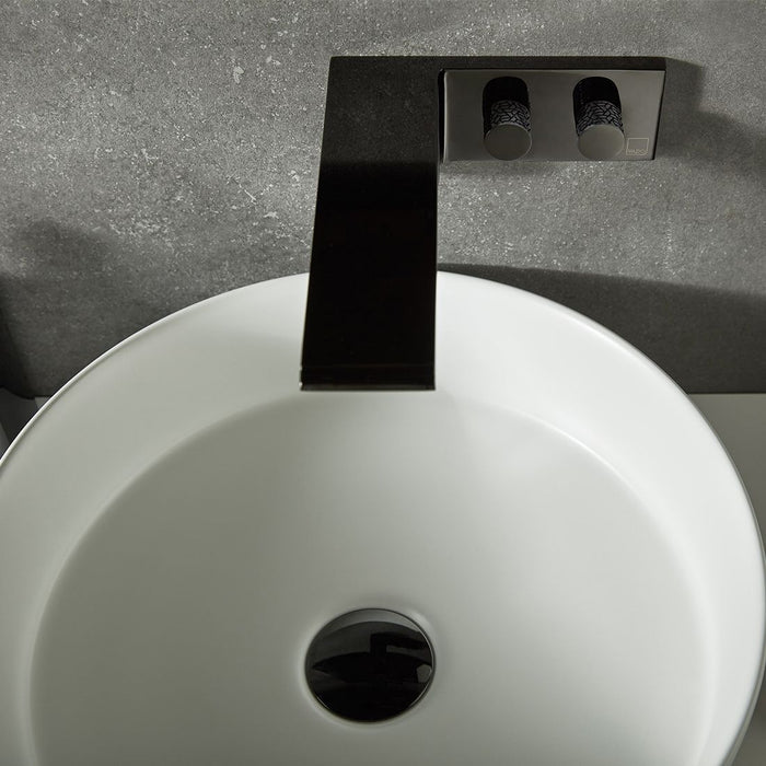 Vado Omika Noir Universal Basin Waste - Polished Black