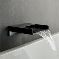 Vado Omika Noir Wall Mounted Waterfall Bath Spout