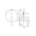 Vado Origins 2 Outlet Manual Shower Valve With Diverter