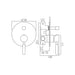Vado Origins 2 Outlet Thermostatic Shower Valve