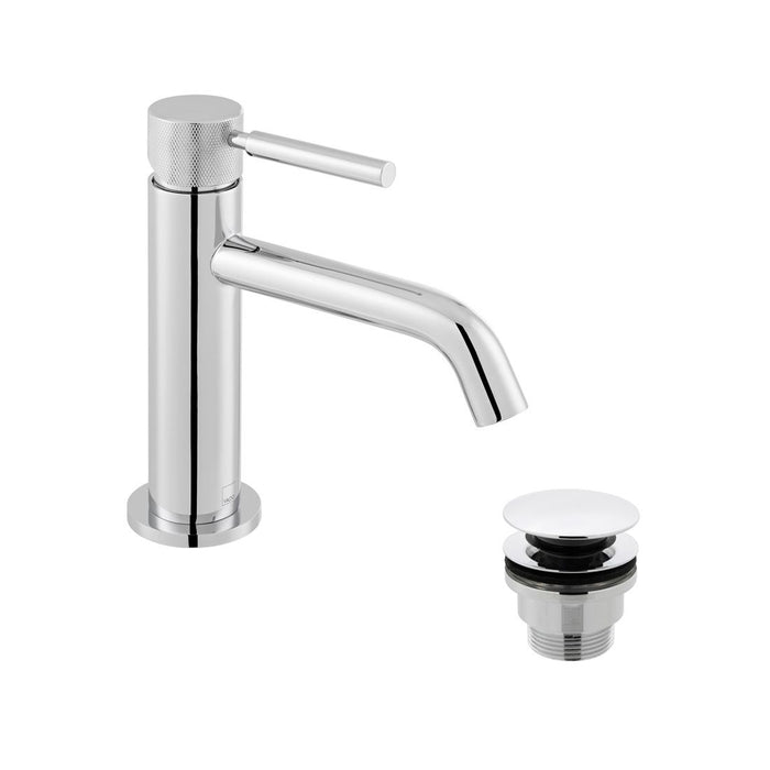Vado Origins Knurled Accents mono basin mixer tap