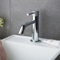 Vado Origins Knurled Accents mono basin mixer tap