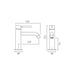 Vado Origins Slimline Deck Mounted Mono Basin Mixer Tap