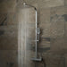 Vado Phase Adjustable Square Thermostatic Shower Column