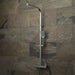 Vado Phase Adjustable Square Thermostatic Shower Column