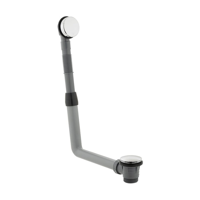 Vado Round Clic-Clac Bath Waste and Overflow - Chrome