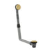 Vado Round Clic-Clac Bath Waste and Overflow - Satin Brass