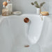 Vado Round Overflow Bath Filler With Clic-Clac Waste