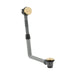 Vado Round Overflow Bath Filler With Clic-Clac Waste