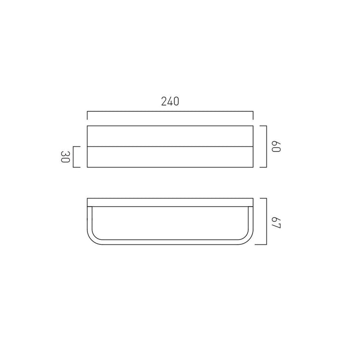 Vado Shama Towel Bar - Towel Rings