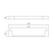 Vado Shama Towel Rail - 450mm Long - Towel Rings