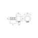 Vado Showering Solutions Round Wall Outlet Elbow - Shower