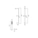 Vado Showering Solutions Square Single Function Slide