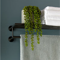 Vado Spa Towel Shelf With Towel Rail - 600mm Long - Towel