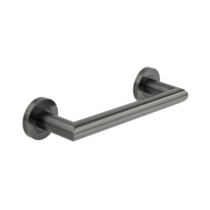Vado Spa Wall Mounted Towel Rail - Brushed Black / 300mm
