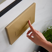 Vado Square Button Dual Flush Plate - Flush Plates