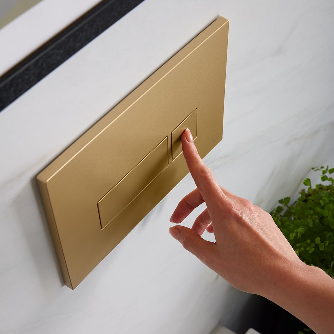 Vado Individual Square Button Dual Flush Plate — Bathroom Outlet
