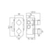 Vado Tablet Altitude 2 Outlet 2 Handle Thermostatic Shower